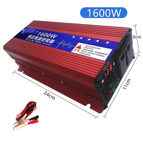 Pure Sine Wave Power Inverter 3000w 12v 24v Inverter Pure Sine Wave Power Converter Car Inverter