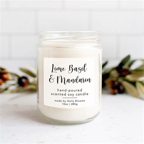 Personalized Custom Homemade Candle Making Sticker Labels Etsy Uk