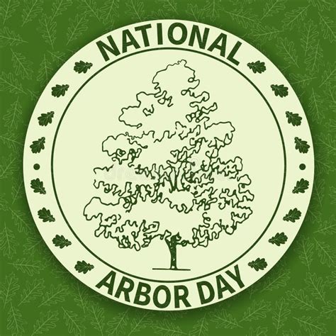 Arbor Day logo with tree stock vector. Illustration of branches - 113051994