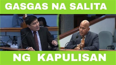 Sen Raffy Tulfo To Sen Bato Dela Rosa Gasgas Na Salita Ng Pulis Youtube