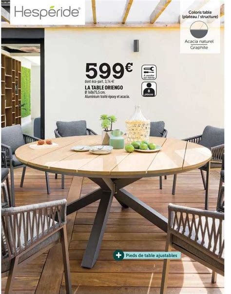 Promo La Table Oriengo Chez Centrakor ICatalogue Fr