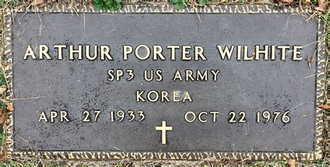 Arthur Porter Wilhite Find A Grave Memorial