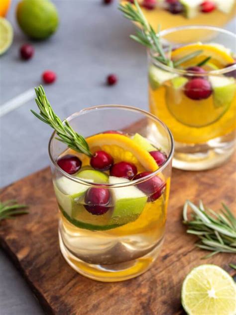 The Best Sparkling White Winter Sangria Midwest Life And Style Blog