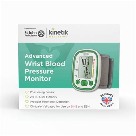 Kinetik Wellbeing Automatic Wrist Blood Pressure Monitor | Superdrug