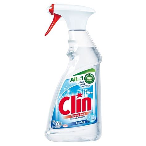 Clin Anti Fog Płyn Do Mycia Powierzchni Szklanych 500 Ml Zakupy Online Z Dostawą Do Domu