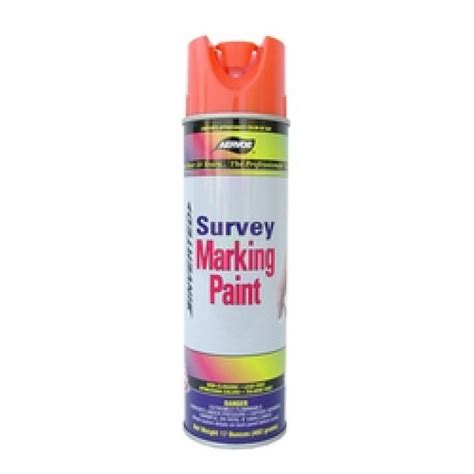 Aervoe 220 Fluorescent Red Inverted Survey Spray Paint Xpert Survey