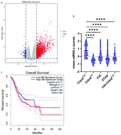 A Volcano Plot Representing Upregulated And Downregulated Genes In