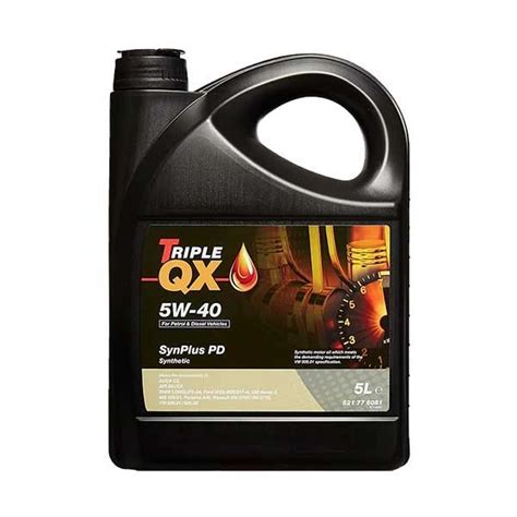 Triple Qx Synplus Pd Sae W Fully Synthetic Car Engine Oil L Pd Spec