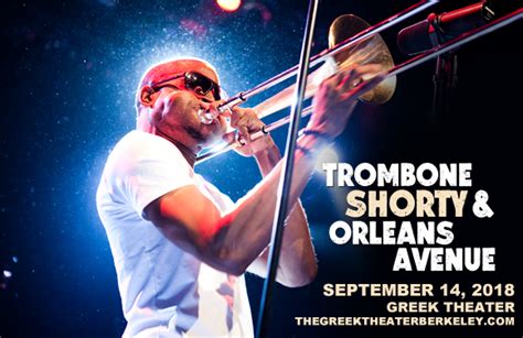 Trombone Shorty And Orleans Avenue Tickets 14th September The Greek