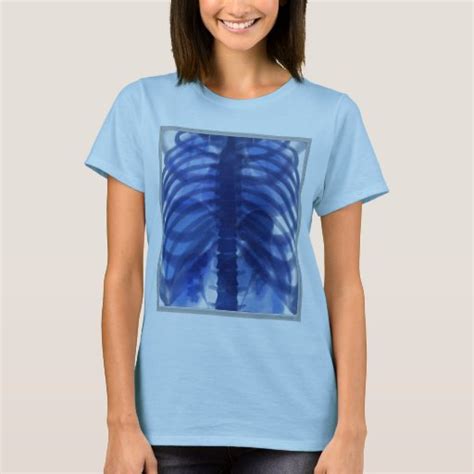 X Ray Blue Female T Shirt Zazzle