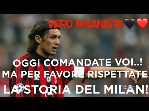 Paolo Maldini Shockmilanisti Avete Perso Lunica Vera Persona Che Ama