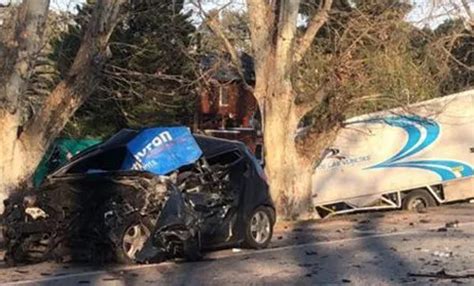 Rold N Un Automovilista Falleci En Una Violenta Colisi N Contra Un Cami N