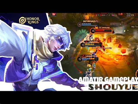 Play With Shouyue Honor Of Kings Amatir Gameplay Youtube