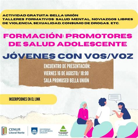 Curso de formación de promotores juveniles de salud