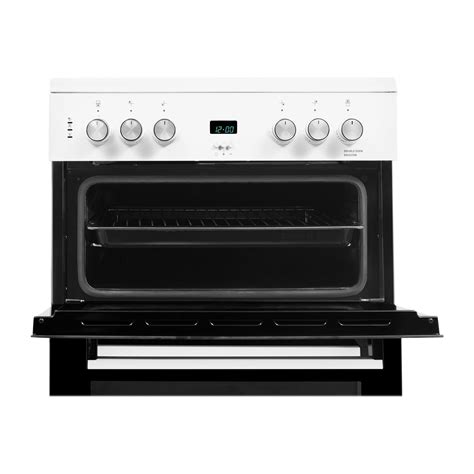 Beko 60cm Double Oven Electric Cooker White Edc633w Appliances Direct