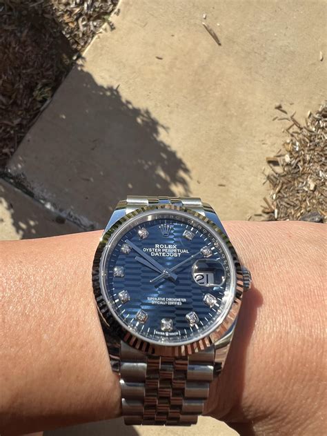 Got The Call Better Picture Of The New Fluted Motif Bright Blue Dial