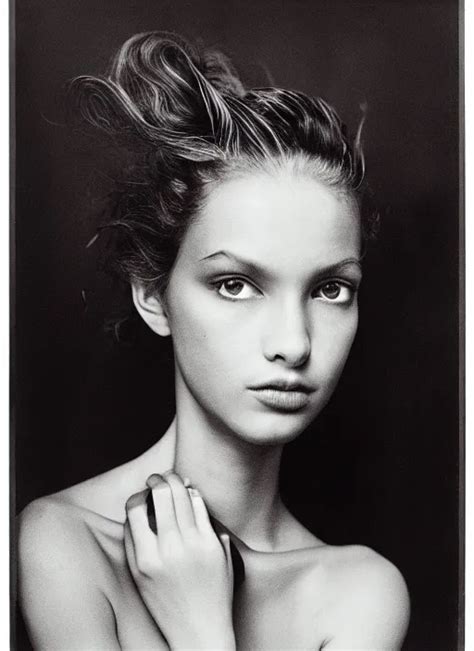 Portrait Of Girl By Richard Avedon Stable Diffusion