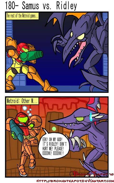 Samus vs. Ridley by BrokenTeapot | Metroid, Samus, Smash bros funny