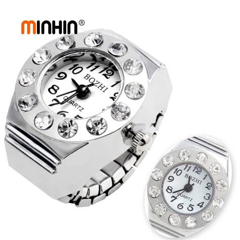 Buy Minhin Silver Ring Watches For Women Luxury