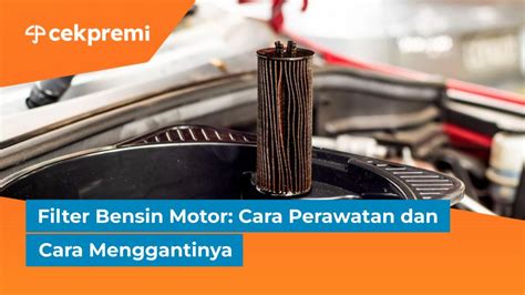 Filter Bensin Motor Cara Perawatan Dan Cara Menggantinya