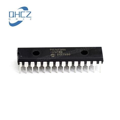 Chip Microcontrolador PIC16F886 I SP PIC16F886 16F886 DIP 28 Circuito