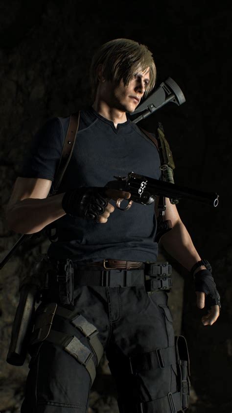 Leon Scott Kennedy Re4 Remake Resident Evil Personagens Icônicos