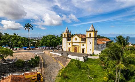 Olinda Pernambuco Vista A Rea Da Cidade De Olinda No Alto Da S