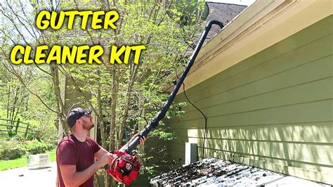 Leaf Blower Gutter Cleaner Kit YouTube