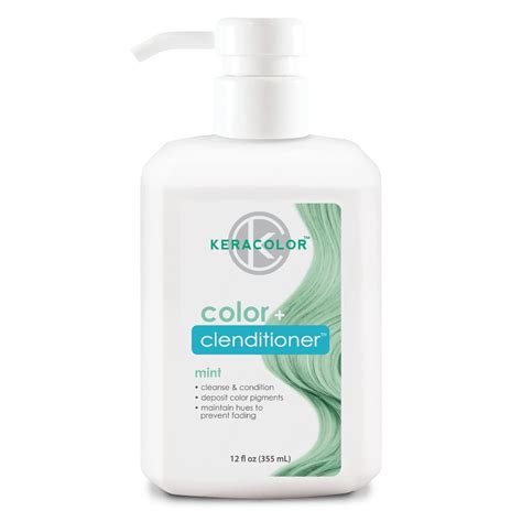 Keracolor Clenditioner Hair Dye Semi Permanent Color Depositing Conditioner 12 Fl Oz Mint