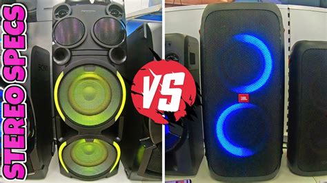 Panasonic Sc Tmax Vs Jbl Partybox Good For You Bass Machine