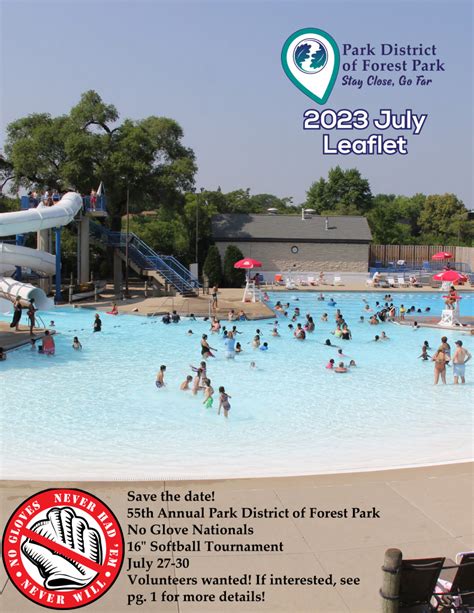 July Newsletter Park District Of Forest Park