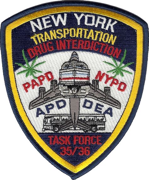 Ny Transportation Drug Interdiction Task Force Patch