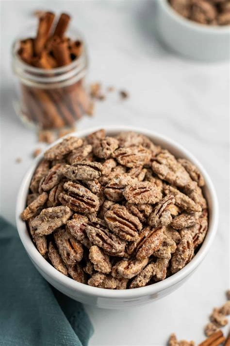 Candied Cinnamon Pecans Recipe Shugary Sweets