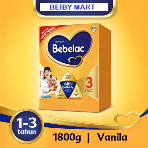 Jual Susu Bebelac Tahun Rasa Vanila Madu Gr Shopee