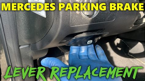 How To Remove And Install Mercedes Parking Brake Release Handle Lever