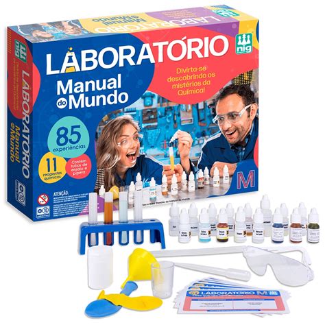 Laboratório Manual Do Mundo 85 Experiências Nig Brinquedos Jogo Química