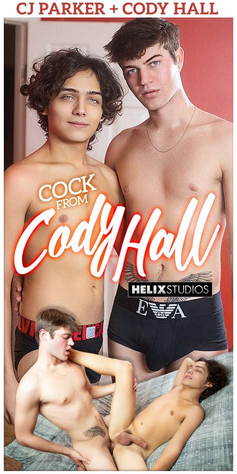 Helix Studios Newcomer Cody Hall Debuts With Cj Parker In Cock From