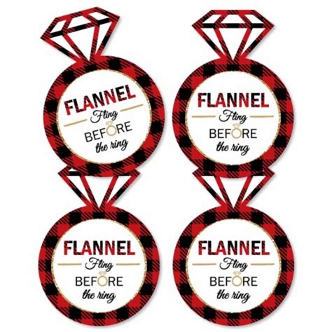 Big Dot Of Happiness Flannel Fling Before The Ring Decor Diy