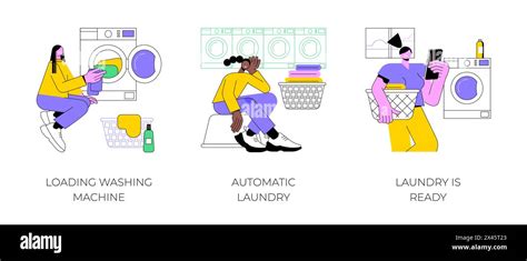 Household Chores Isolated Cartoon Vector Illustrations Stock Vector