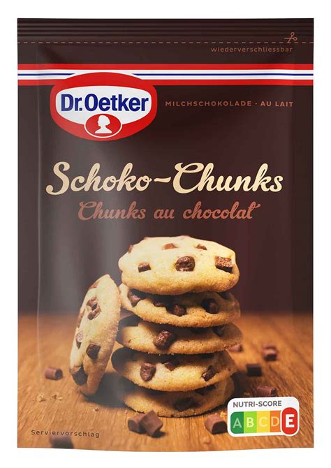 Schoko Chunks Milchschokolade Dr Oetker Shop