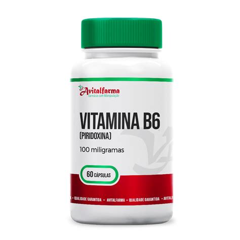 Vitamina B Piridoxina Mg C Psulas Avitalfarma Farm Cia