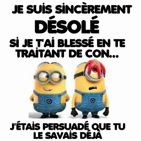 Les minions Minion humour Proverbes drôles