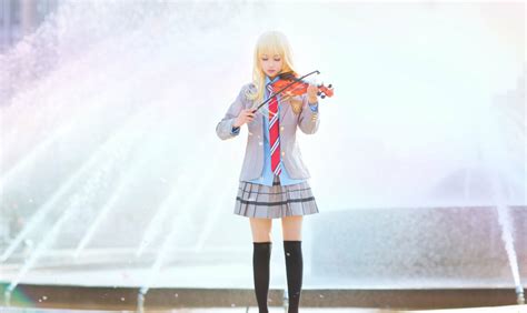lie  april este cosplay de kaori te hara saltar las lagrimas