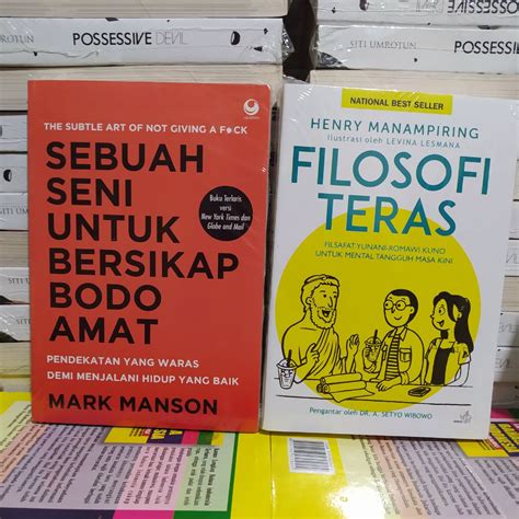 Paket Buku Motivasi Filosofi Teras Sebuah Seni Untuk Bersikap Bodo