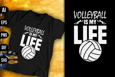 Volleyball Is My Life Graphic By Vecstockdesign · Creative Fabrica