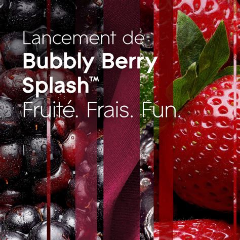 Glade Sense Spray Recharge Bubbly Berry Splash Infus Aux Huiles