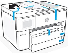 Hp Officejet Pro Printers First Time Printer Setup Hp