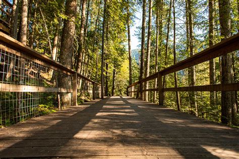 Waterfalls And Suspension Bridge — Crazy Creek Resort