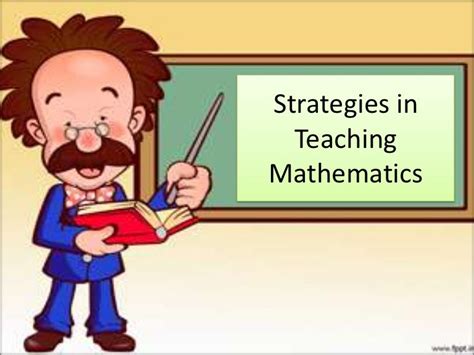 Strategies In Teaching Mathematics