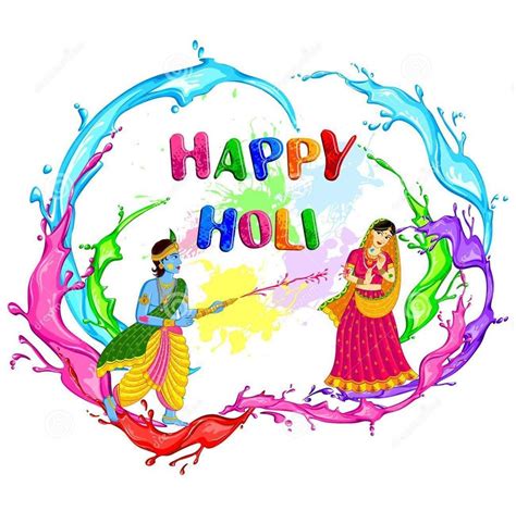 Radha Krishna Holi Wallpapers - Wallpaper Cave